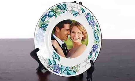 Piatto decorato personalizzabile da Fotosugadget (sconto 64%)