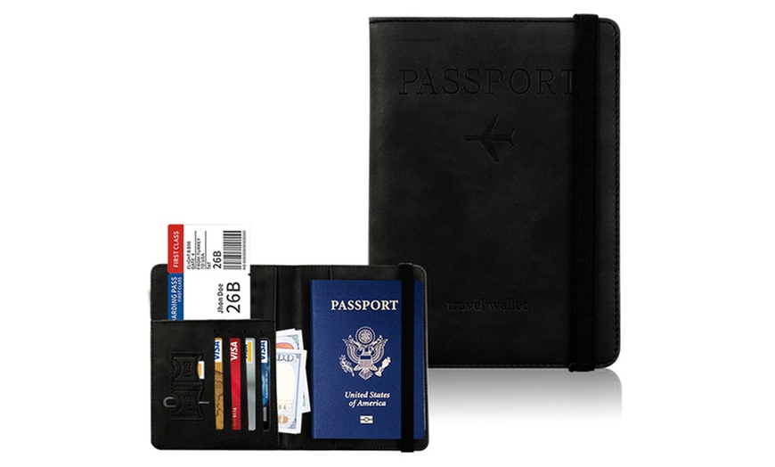 Image 7: RFID Blocking Passport Holder