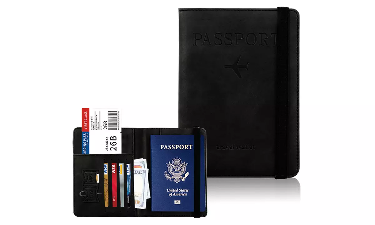 RFID Blocking Passport Holder: 1Pcs from Sensual Sale (Up to 34% Off) - Second Medium