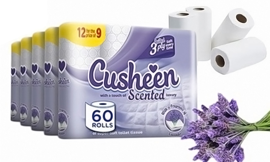 Image 1: Cusheen Lavender Toilet Rolls