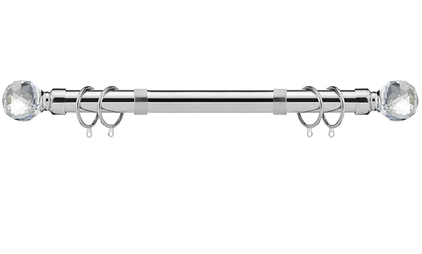 Image 4: Extendable Curtain Pole Set