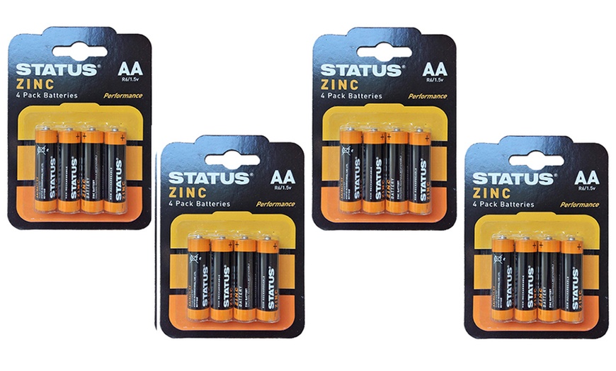 Image 7: Status AA or AAA Zinc Batteries