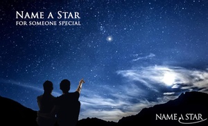 Name an Extra Bright Star Package with Delivery from Name a Star