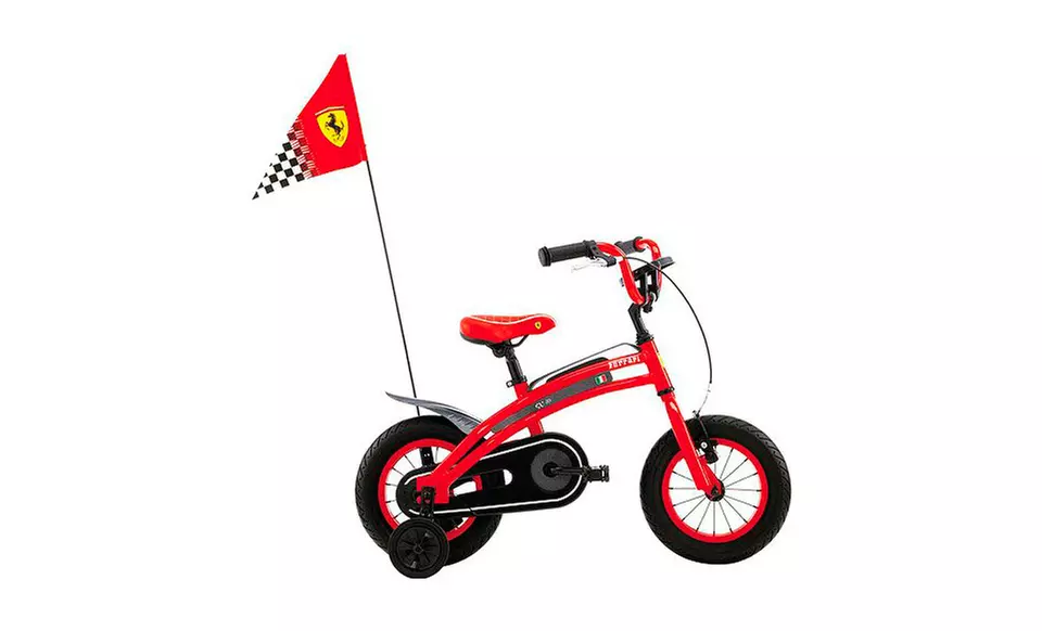 Ferrari CX-10 12" Kids' Bike with Removable Training Wheels. Free Returns. - Primary Image