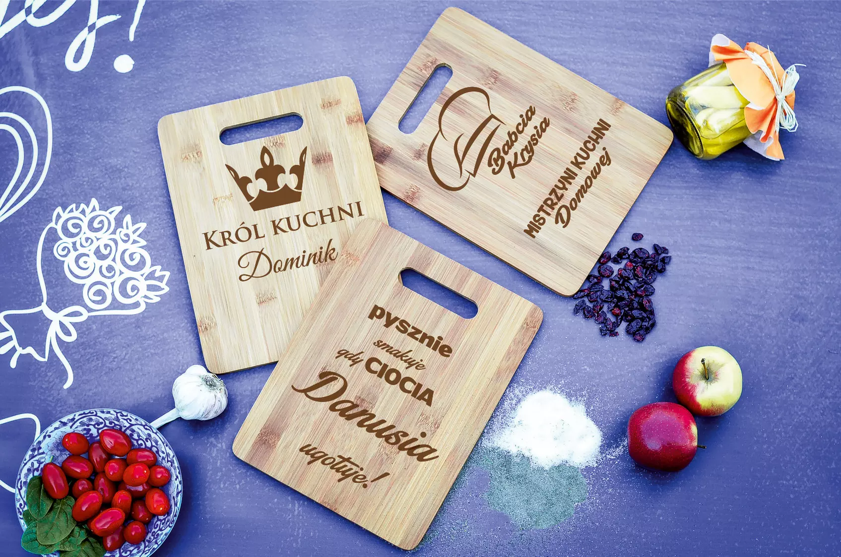 Od 9 zł: deska do krojenia z grawerem o wymiarach 29 cm x 22 cm na tworzymyprezenty.pl - Primary Image