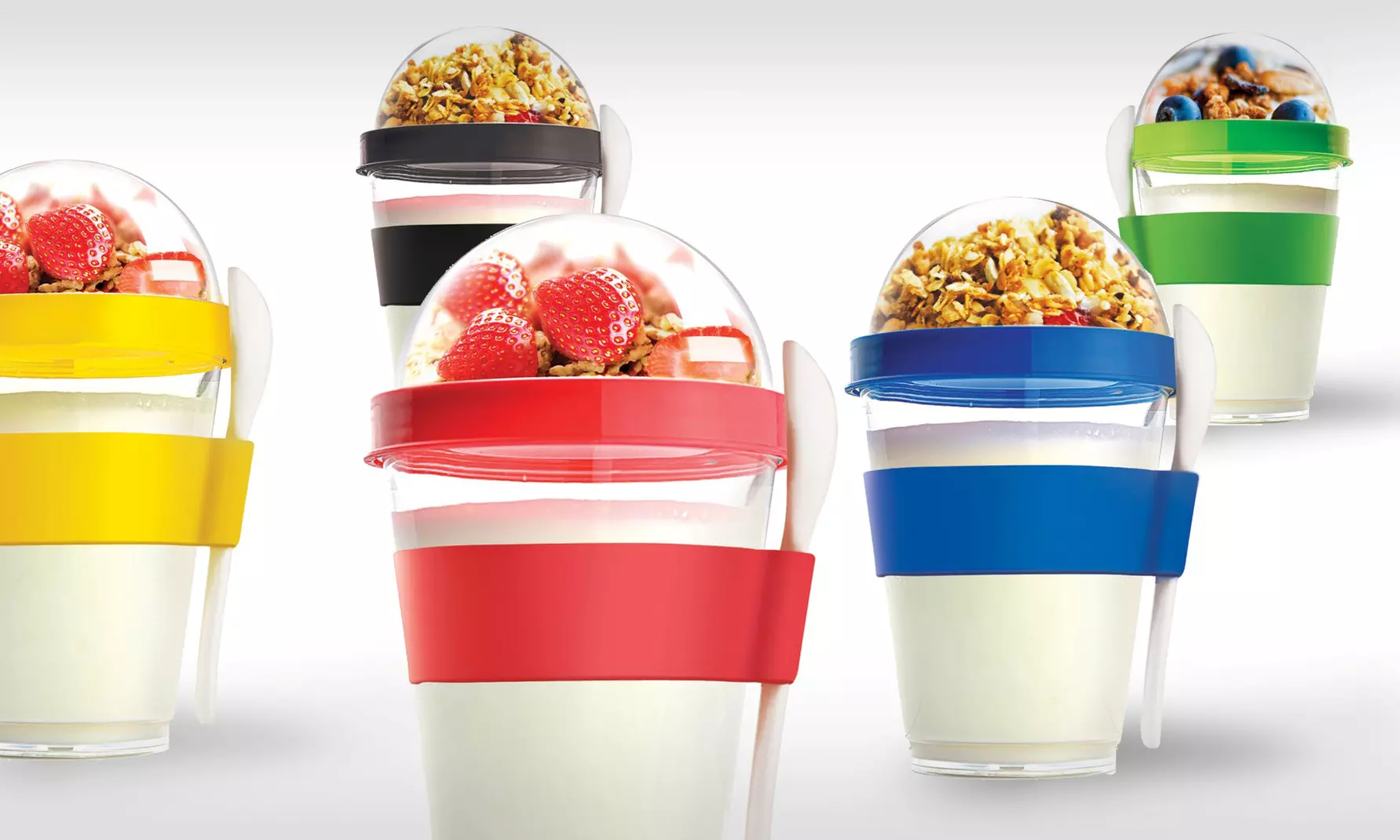Asobu Yogurt-2-Go Container with Spoon (1- or 2-Pack) - Primary Image