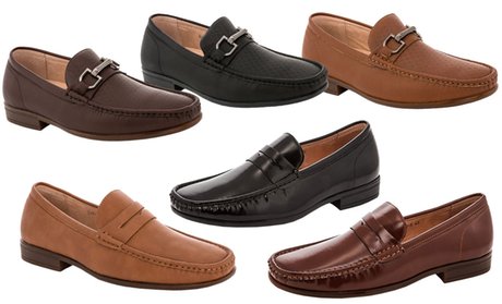 Franco Vanucci Men's Slip-on Dress Loafers