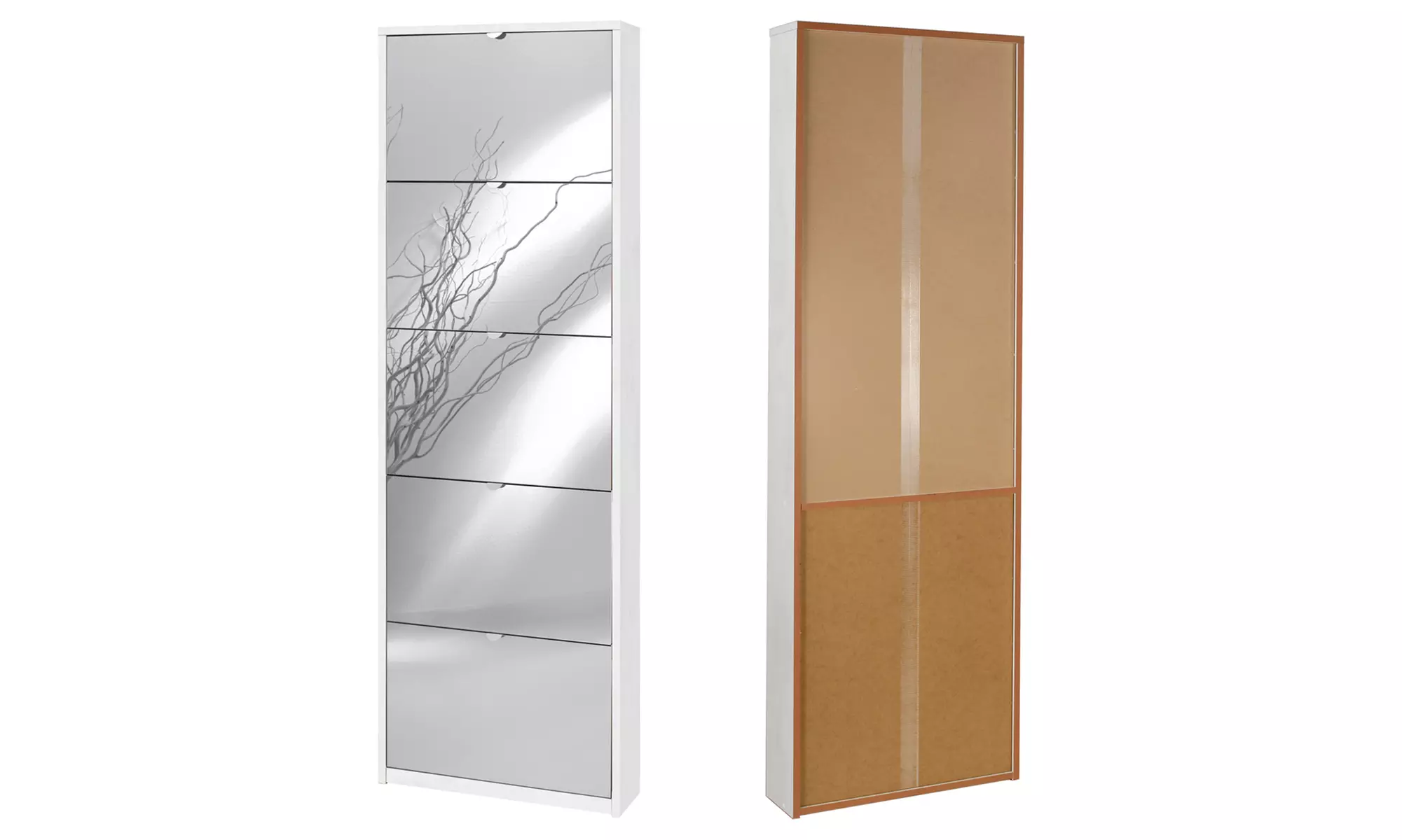 Scarpiera con specchio  Made in Italy