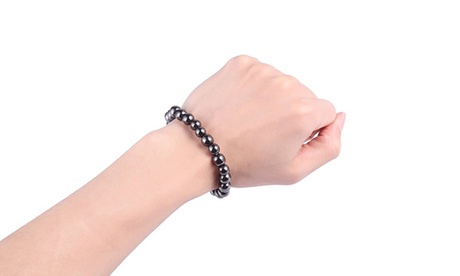 Fino a 3 eleganti bracciali in ematite per aiutare a ridurre l'appetito tramite digitopressione