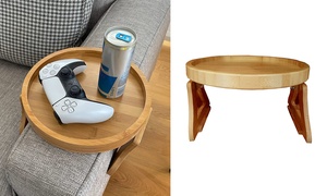 Wooden Sofa Armrest Holder