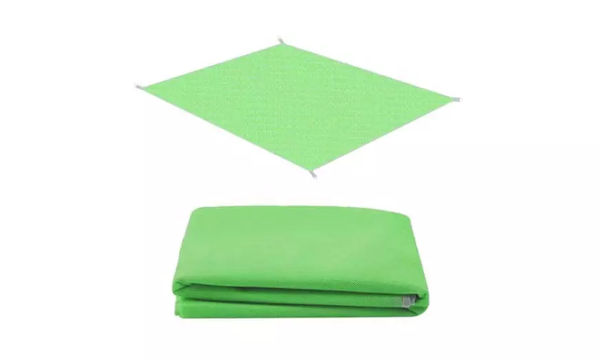 Image 5: No Sand Jumbo Beach Mat