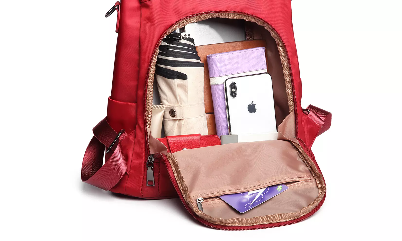 Clearance Miss Lulu Women Two Way Backpack Shoulder Bag