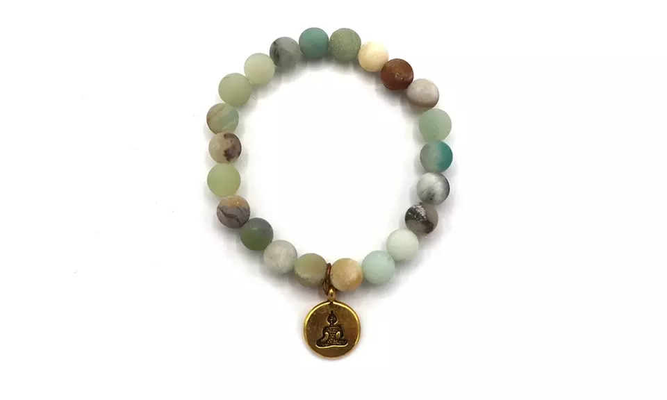 One Peaceful Yoga Charm Bracelet from Novadab (75% Off) - Primary Image