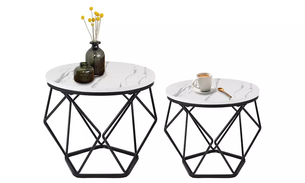 Set van 2 bijzettafels