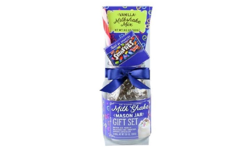 Image 1: Mason Jar with Candy and Chocolate