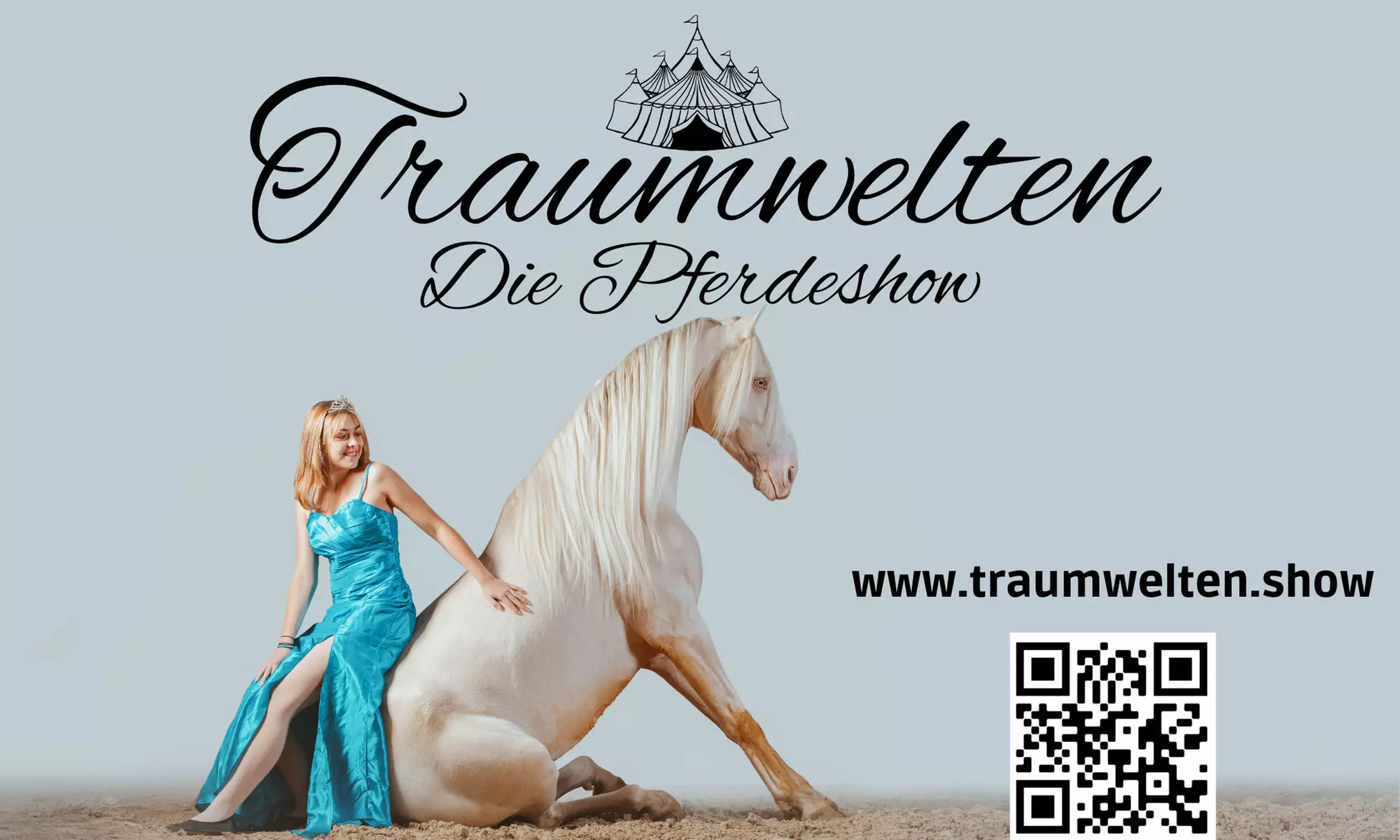 Ticket für die Pferde-Show „Traumwelten“ im Dezember und Januar auf dem Schützenplatz Eller (39% sparen) - Primary Image