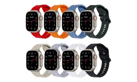 Waloo Explorer Rugged Silicone Band For Apple Watch - (Select Size & Color); Shipping not Included - HGP Group