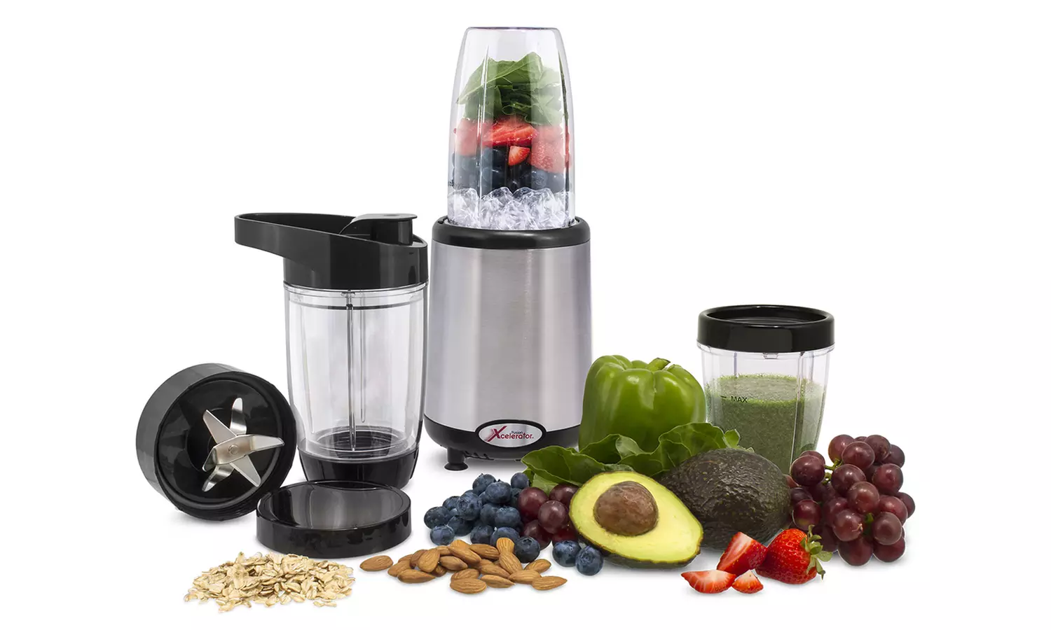 Fusion Xcelerator 1000W Food Emulsifier and Personal Blender Set (14-Piece) - Primary Image