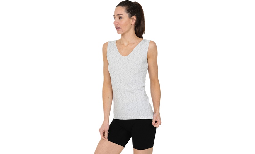 Image 9: Blu Apparel Three Packs of Ladies' Seamless Vests 