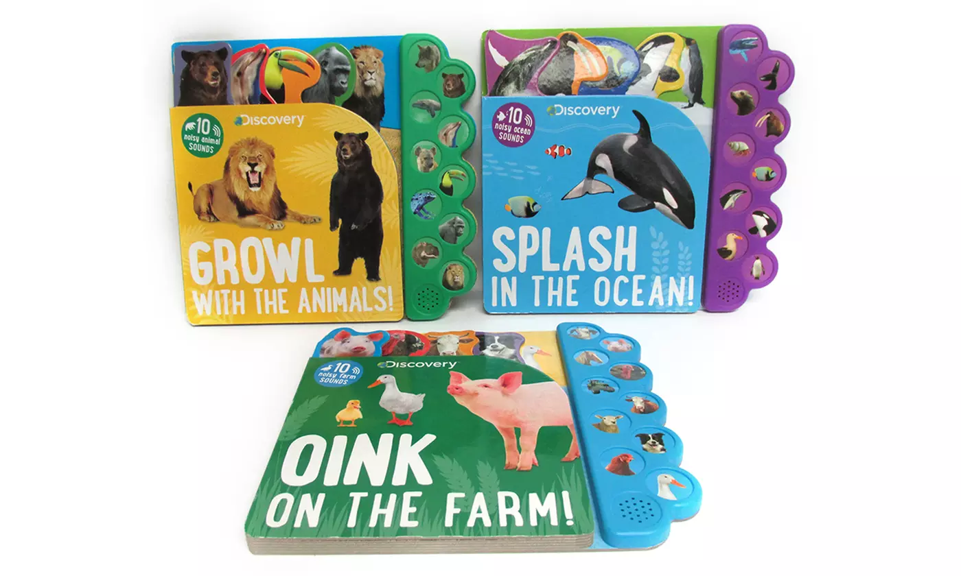 Discovery 10-Button Sound Book Bundle (3-Piece) - Primary Image