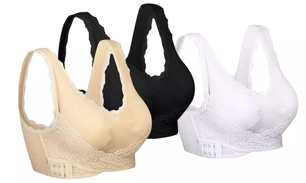 1, 2 of 3 comfortabele beha's met voorgevormde padding