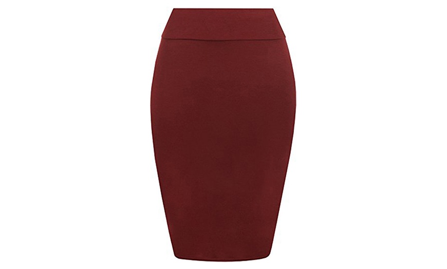 Image 6: Jersey Pencil Skirt