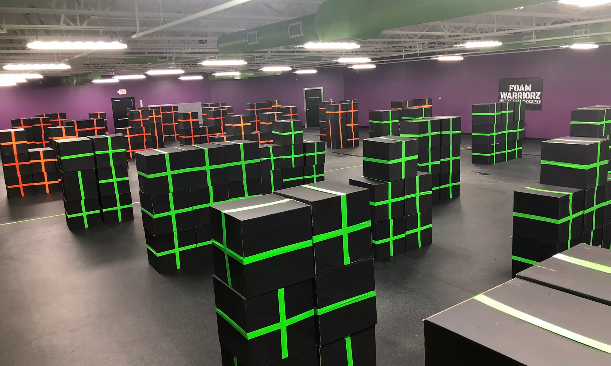 90-Minute Nerf Arena Admission with Level 1 Blaster Upgrade for One or Two at Foam Warriorz (Up to 24% Off) - Second Medium