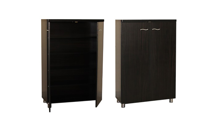 Image 9: Two-Door Shoe Cabinet