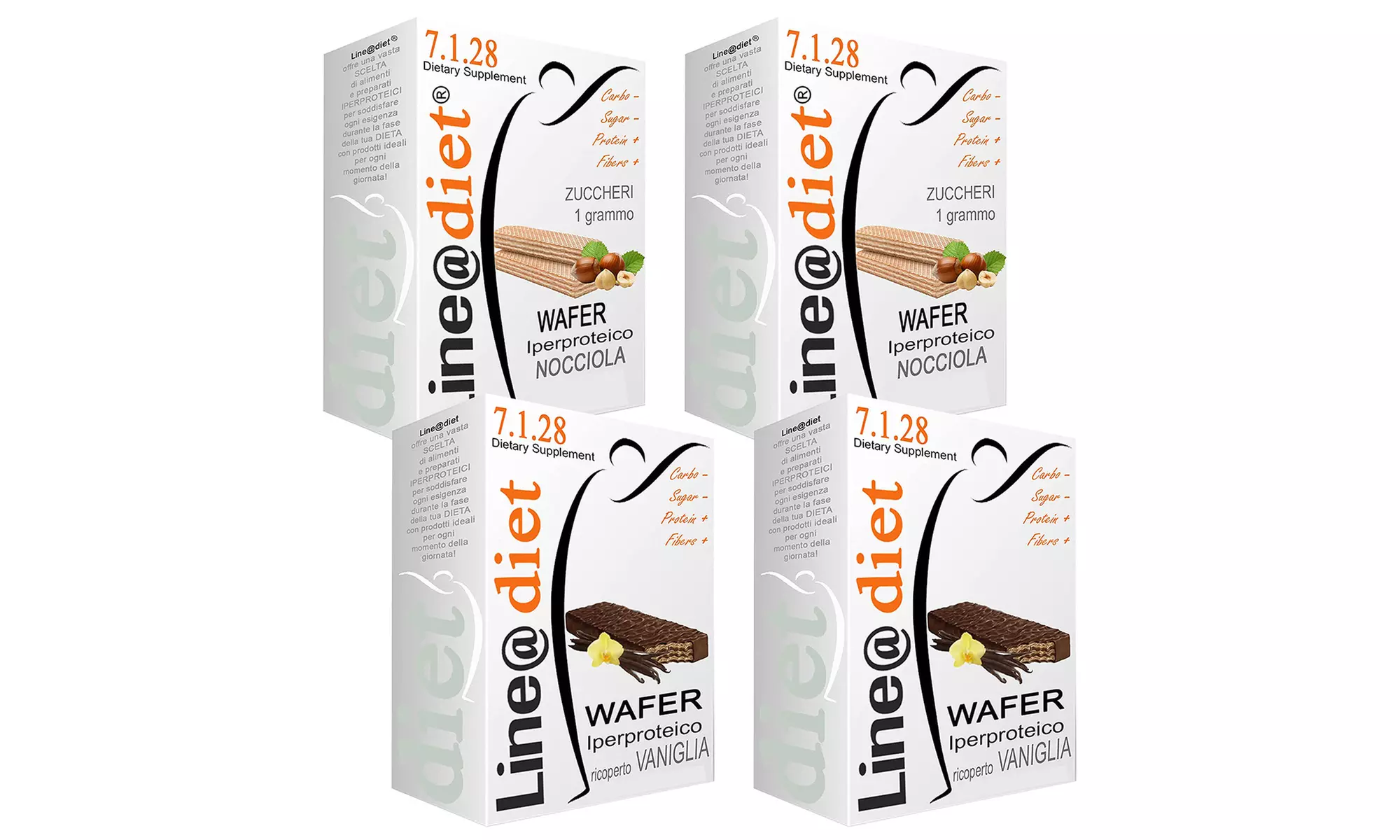 Fino a 40 wafer iperproteici Line@