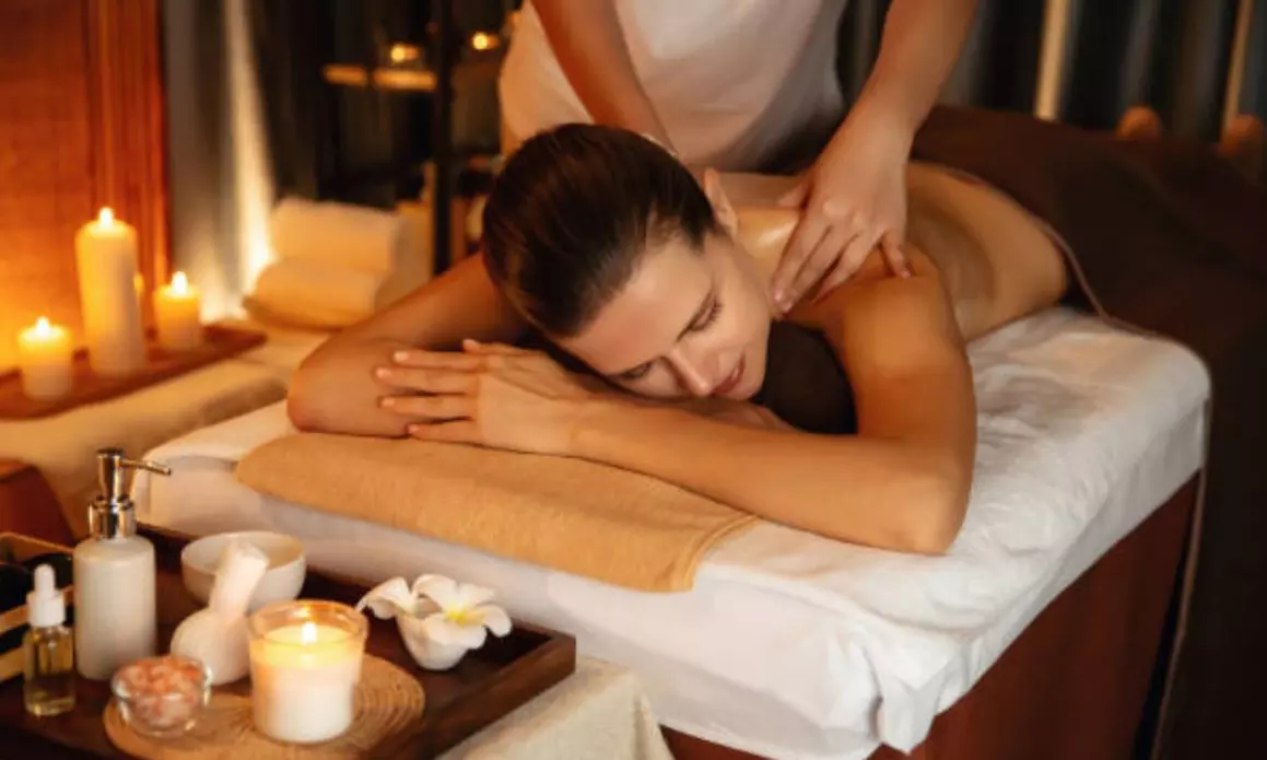 Ritual relajante "Mar de la India" de 45 o 60 minutos con té y bombón