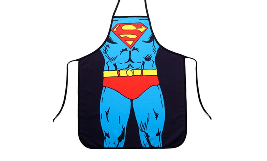 Image 5: One or Two Super Hero Digital Printing Kitchen Aprons