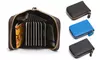 Wallet Credit Card Holder Genuine Leather RFID Blocking Zipper Pocket Thin
