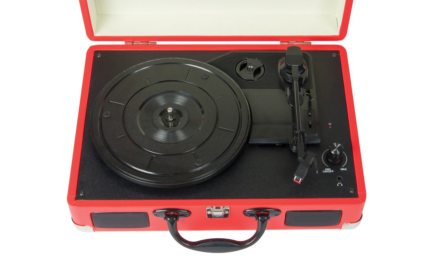 Image 9: Turntable Record Player Briefcase