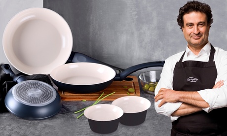 Set di 3 padelle Cronos San Ignacio disponibili con 2 stampi da cucina opzionali