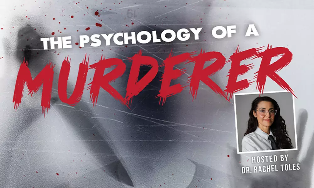 The Psychology of a Murderer on May 8 at 8 PM - Primary Image