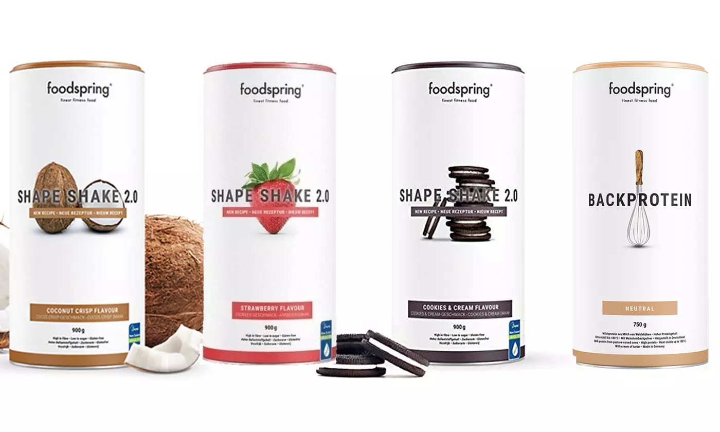 2x o. 3x Foodspring Protein-Shake oder Backprotein (bis zu 36,10€/1kg) - Primary Image