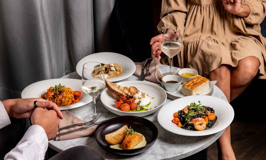 Image 1: Three-Course Italian Dinner With Pasta and Cocktail on Arrival