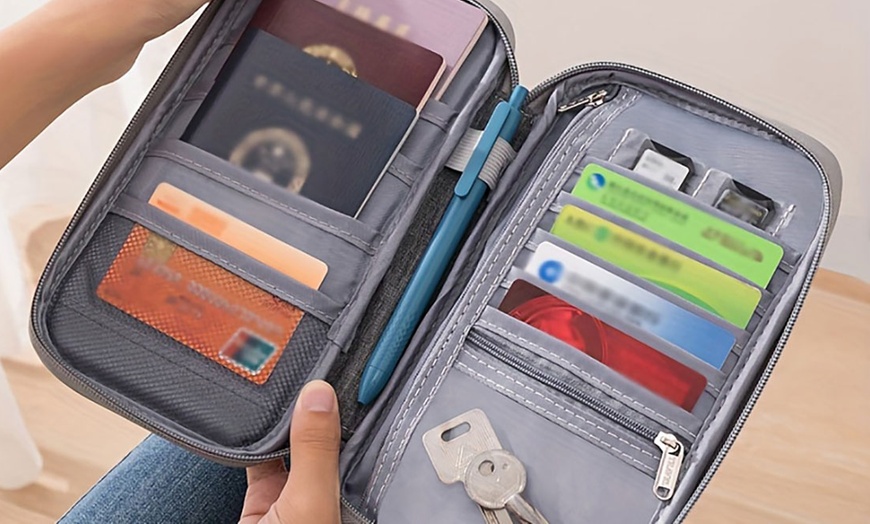 Image 2: 1x oder 2x Organizer für Pass und Reise-Unterlagen
