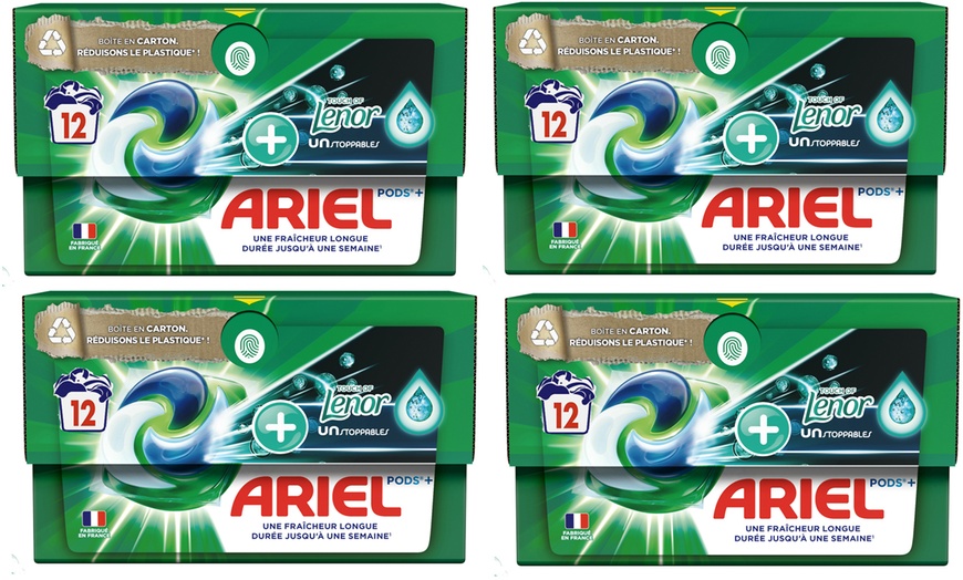 Image 2: 48 oder 96 Ariel Pods Touch of Lenor Unstoppables (bis zu 0,57€/Pod)