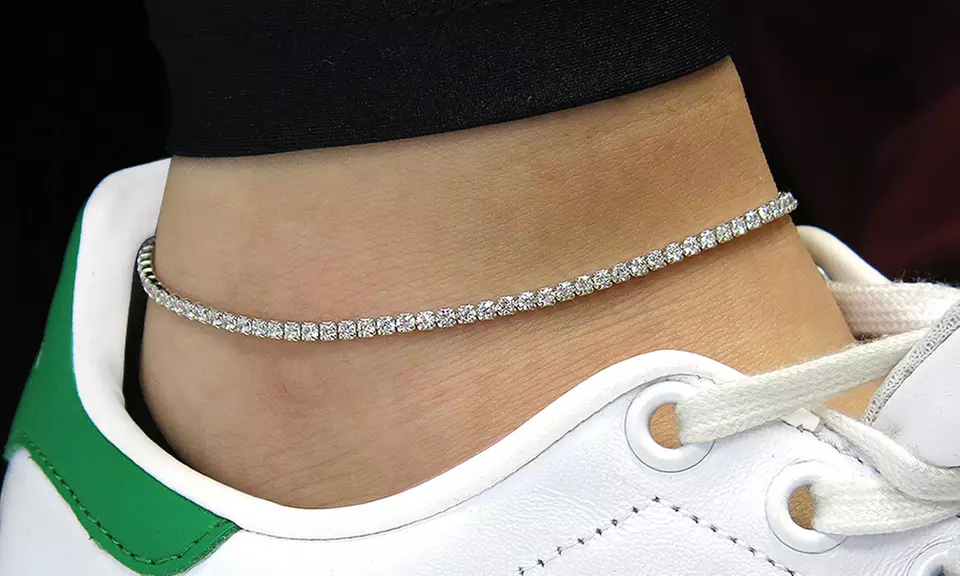Anklet Made with Swarovski Elements by Elements Of Love - Primary Image