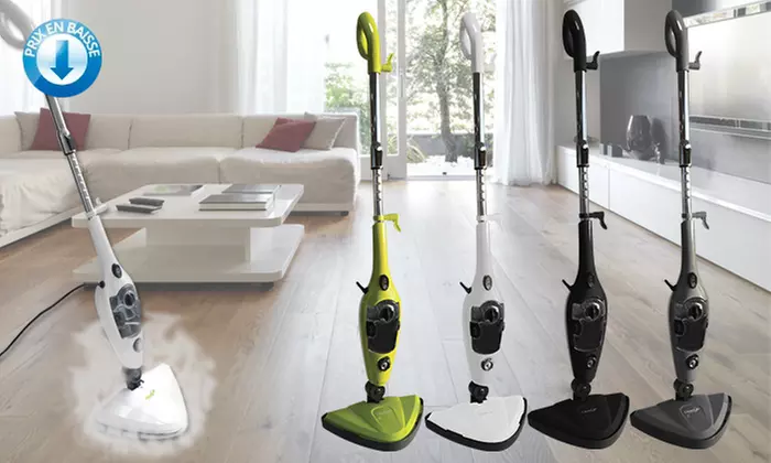 Balai vapeur 10 en 1 Clean'up Evolution et ses accessoires dès 49,90€ (jusqu'à 61% de réduction) - Primary Image