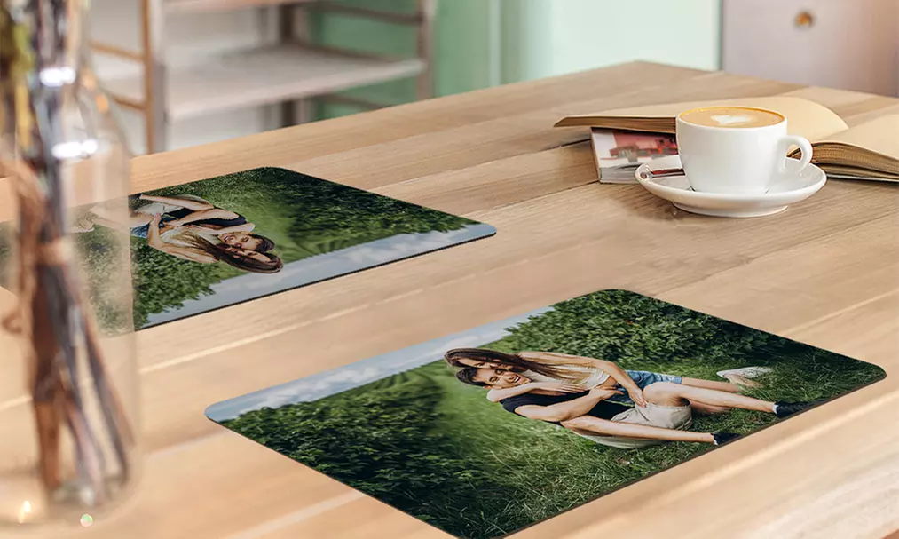 Set de table personnalisé avec photo sur Hello déco