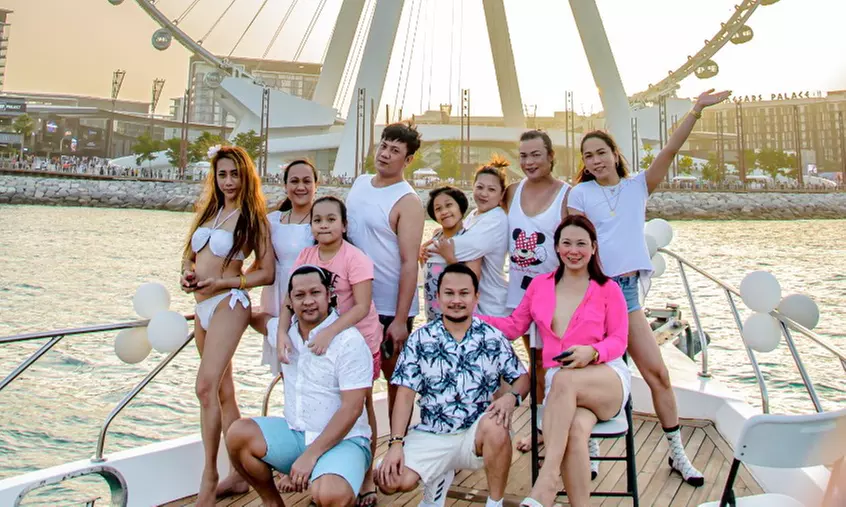 Embark on a Luxury Dubai Marina Yacht Cruise at Media Waves Yachts!