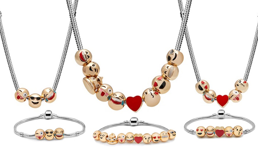 Image 1: Emoji Charm Jewellery