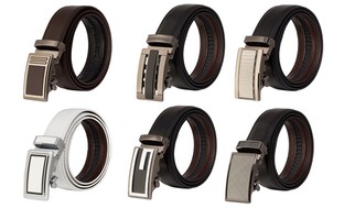 Alberto Cardinali Men's Genuine Leather Automatic Ratchet Belt