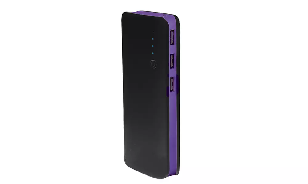 12,000 mAh Power Bank with 3 USB Ports and LED Flashlight - Second Medium