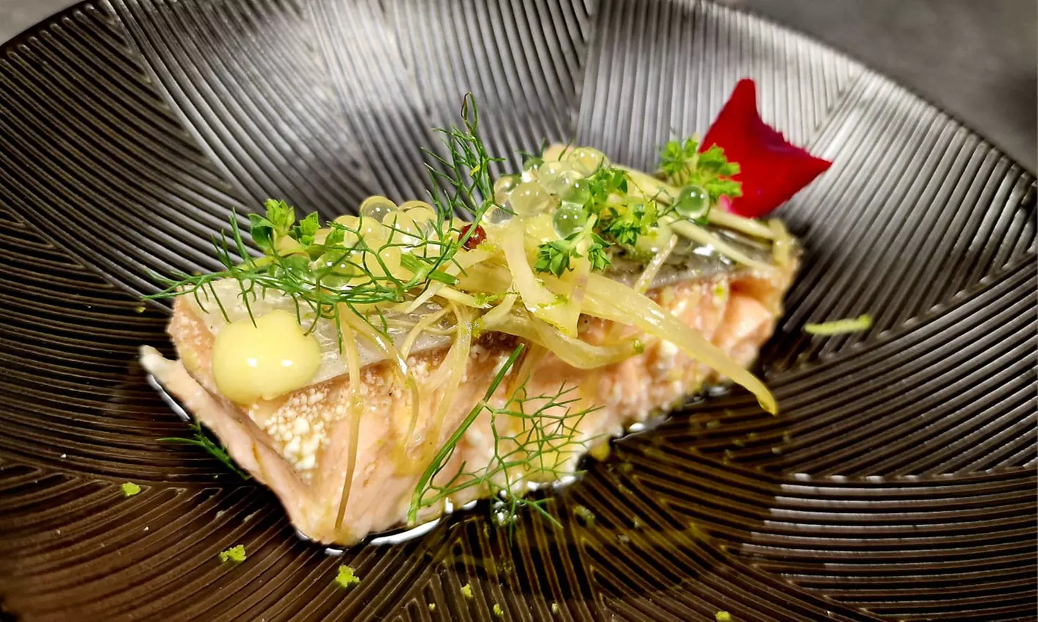 Menu raffiné au Relais du Coche