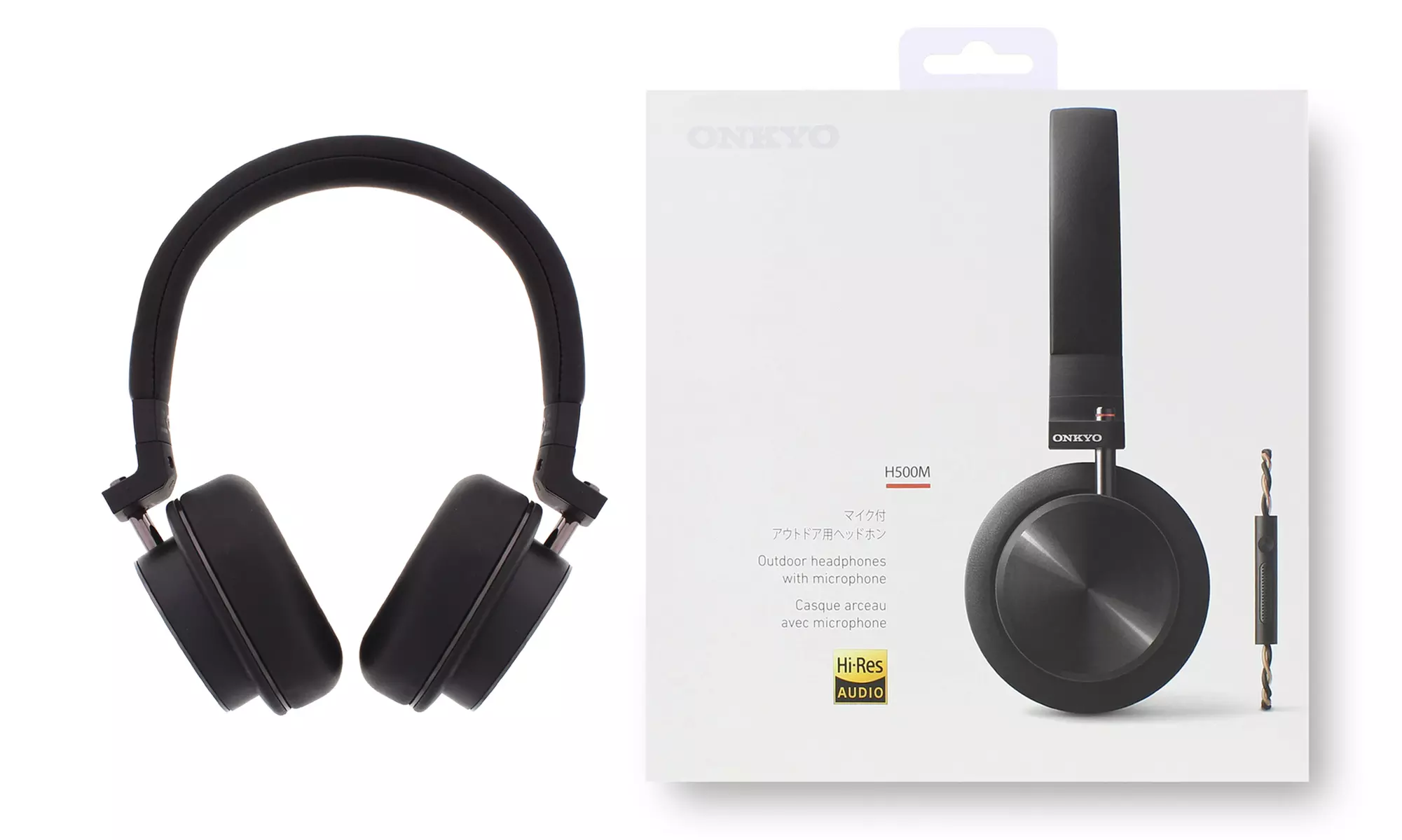 Onkyo H500M Outdoor-Kopfhörer mit Mikrophon - Primary Image