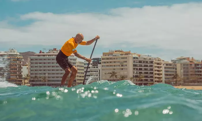 Clase de paddlesurf de 90 minutos para 1 o 2 personas