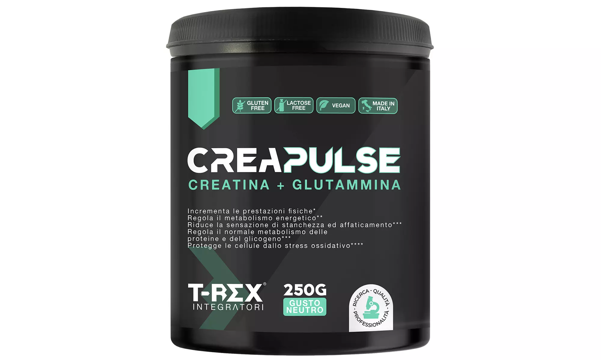 1 o 2 confezioni di creatina in compresse o polvere T-Rex Integratori